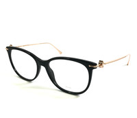 Jimmy Choo Brillengestell JC283 807 Cat-Eye 54-17-140 Shiny Black Rose Gold