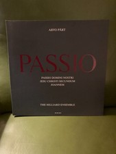 ARVO PART & Hilliard Ensemble - Passio LP Vinyl ECM 1370 1988 with Booklet VG+
