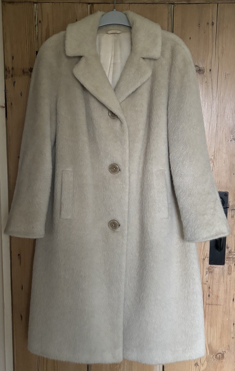 60s Lama far wool reversible coat ウール Vintage 1960s ENGLISH LADY Llama & Mohair Coat | eBay UK