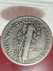 1918 S Mercury Dime 90% Silver VG/F 10c San Francisco Mint .900 Fine — photo 2