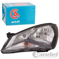 Alkar H4 Scheinwerfer Schwarz Links Passend FüR Seat MII | 2741182