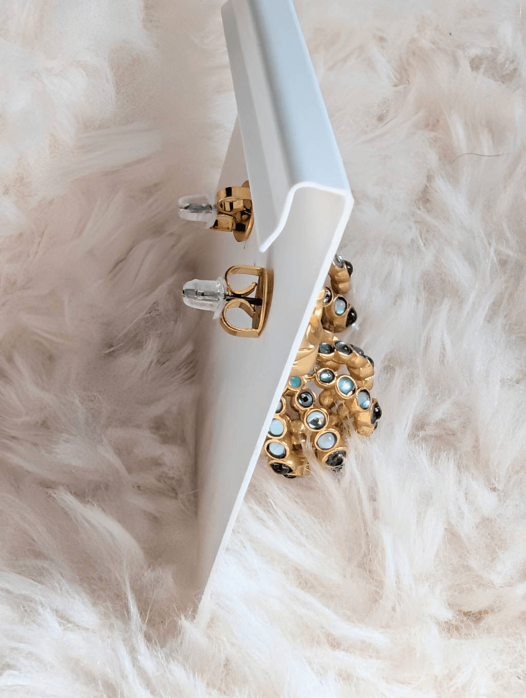 TORY BURCH Roxanne Crystal Ball Double T Logo Drop Earrings thumbnail 5