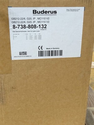 Buderus Logano plus GB212-22/6 V2 Gas-Brennwertkessel MC110 22 kW