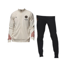 Jordan x PSG Dri-Fit Strike Third Soccer Knit Track Suit Pale Ivory Rust Pink