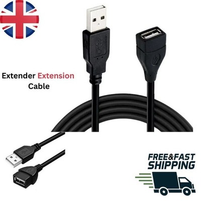 USB 2.0 Verlängerung Verlängerungskabel Kabel Typ A Stecker auf Buchse HIGH SPEED