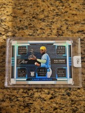 2024 Panini Junior Caminero 1/1 Quad Laundry Tag Three And Two Rookie