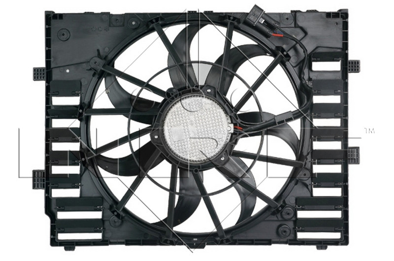 NRF 47857 Fan, radiator for PORSCHE
