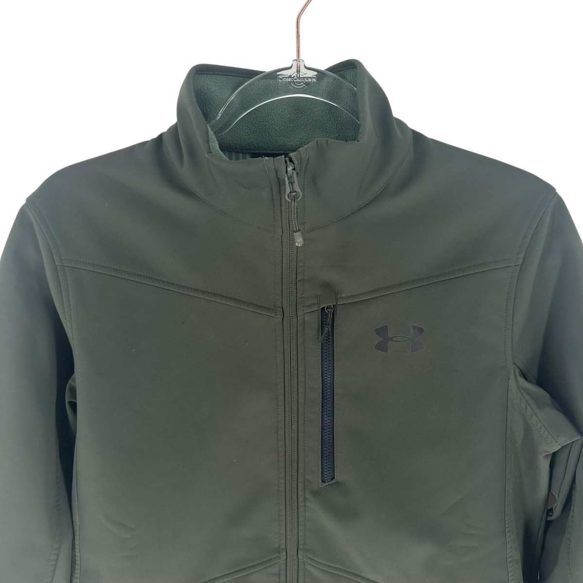 Under Armour Storm Jacket Mens Small Green ColdGear Infrared