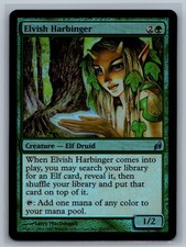 Magic The Gathering Lorwyn Elvish Harbinger #207/301 Foil MTG TCG CCG