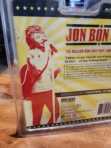 Jon Bon Jovi Action Figure New Sealed 2007 McFarlane Toys Amricons - Picture 10 of 16