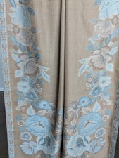 Kashmiri Elegant Pashmina Style Floral Beige Color Lightweight Shawl 72"x28".