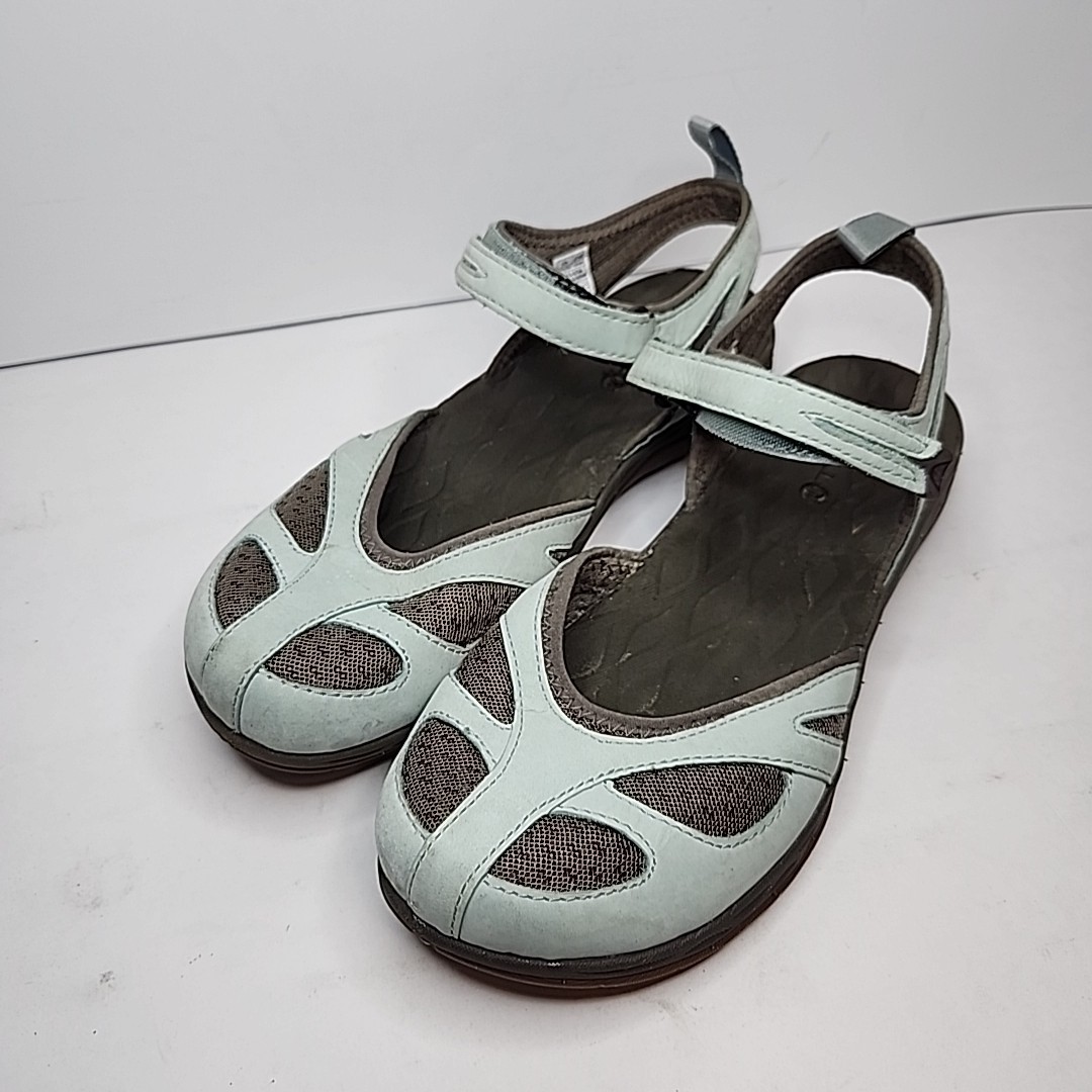 Merrell Sandali Donna Taglia 9 Sirena Avvolgente Pelle Alluminio J37482 Impermeabili