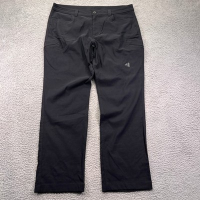 Eddie Bauer First Ascent Pants Womens 16 Black Guide Pro Cargo Hiking Outdoors