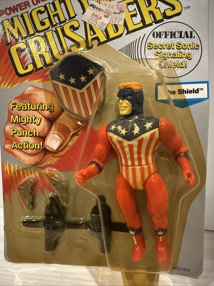 Figura de acción The Shield 1984 Remco Mighty Crusaders ¡Nueva! Precintado Completo Foto 2 de 4