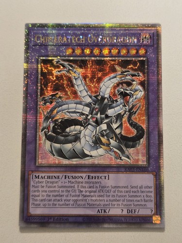 Yu-Gi-Oh! Chimeratech Overdragon - Quarter Century Secret Rare (RA03-EN166) - 1a Edizione