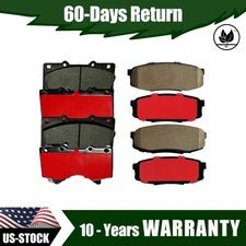 Front&Rear Premium Ceramic Brake Pads for Toyota Tundra 2007 - 2021
