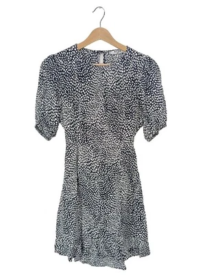 NA-KD Robe à manches courtes Dames Robe T EU 34 noir-blanc style décontracté - Photo 1/4