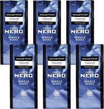 Caffè Nero Classico Whole Roasted Coffee Beans 6 x 200g Bulk Pack Classico Beans