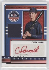 2023 USA Baseball Stars & Stripes Materials Caden Sorrell (Red Ink) Auto 18yn