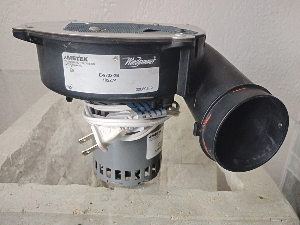 Inductor de tiro Ametek modelo 117827-00 Windjammer 182649-000 110514-01 BONITO 👍🙂 Foto 4 de 4