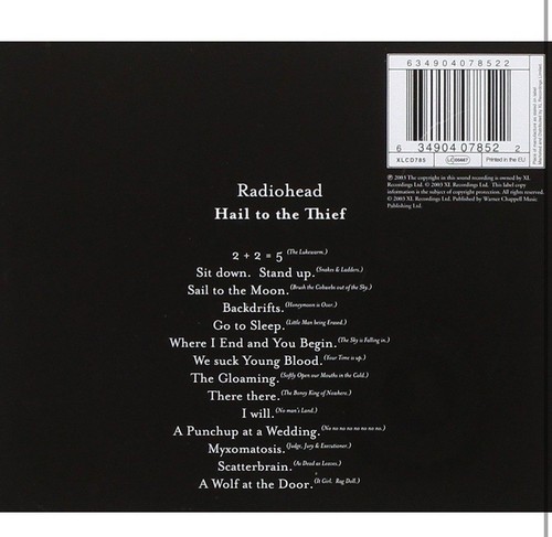 Radiohead Hail To the Thief - Picture 2 of 3