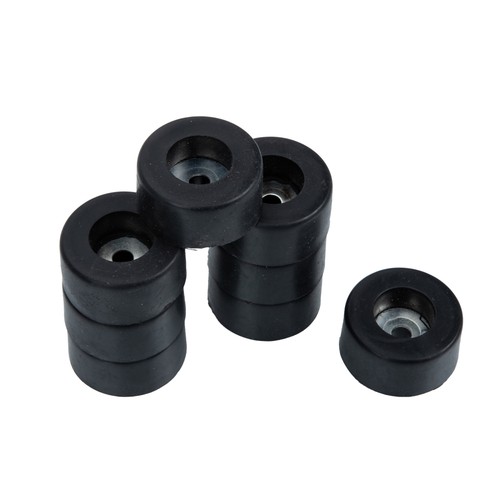 8PCS Black Speaker Mat Isolation Feet Floor Disc Rubber for Cutting Board - Bild 11 von 12
