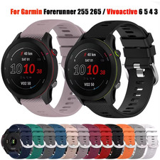 Silicone Strap For Garmin Forerunner 255 255S 265S 265, Venu 2 3S  Vivoactive