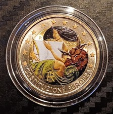 2 Euro Colour Coin - Italy 2005 - Uncirculated