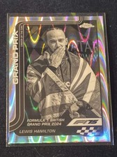 2025 Topps Chrome F1 - Black & White RayWave Refractor #133 Lewis Hamilton