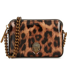 Kurt Geiger London Kensington Micro Cheetah Print Camera Crossbody Bag