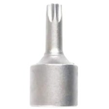 T30 Half/Cut Torx, One Piece  Driver, 3/8" Sq Dr HCT6-T30 VIM TOOLS Metal Silver