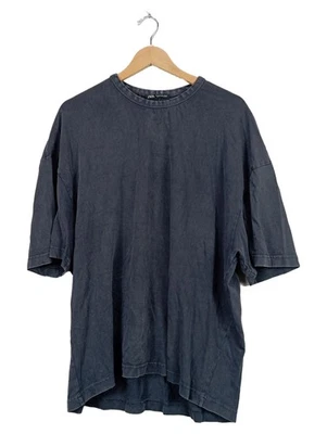 Zara T-Shirt Homme Gris Basic Oversize Coton Décontracté (EU 54, INT XL) - Photo 1/3