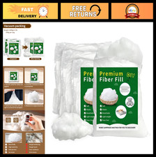 Premium Fiberfill Stuffing 1000g - High-Resilience Craft Fill for Stuffed Animal