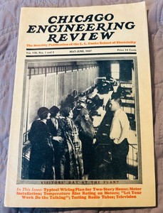 1927 CHICAGO ENGINEERING REVIEW-Vol. VIII, Nos. 1 and 2