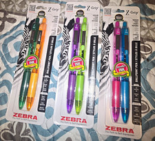 Zebra Z-Grip Ballpoint Pens 1.0mm Medium Point Assorted Ink 2-Pack, MPN 22612