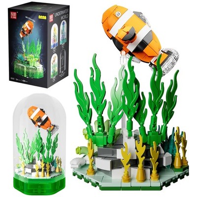 Mould King 10102 Clown Musikdose 426 Teile LED Spieluhr Deko Klemmbausteine Set