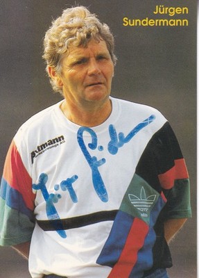 Autograph-Jürgen Sundermann (VFB Leipzig)