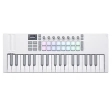 Novation Launchkey Mini 37 MK4 White 37-Note Mini Controller Keyboard