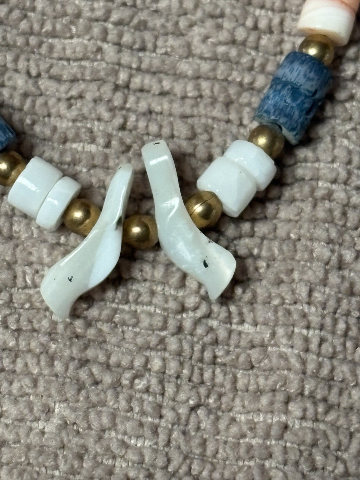 Vintage seashell puka Abalone shell Nautical Beac… - image 5