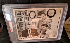 Type 1 Photo 1950s Ted Williams Signing Contract W Joe Cronin Like Fleer PSA/DNA