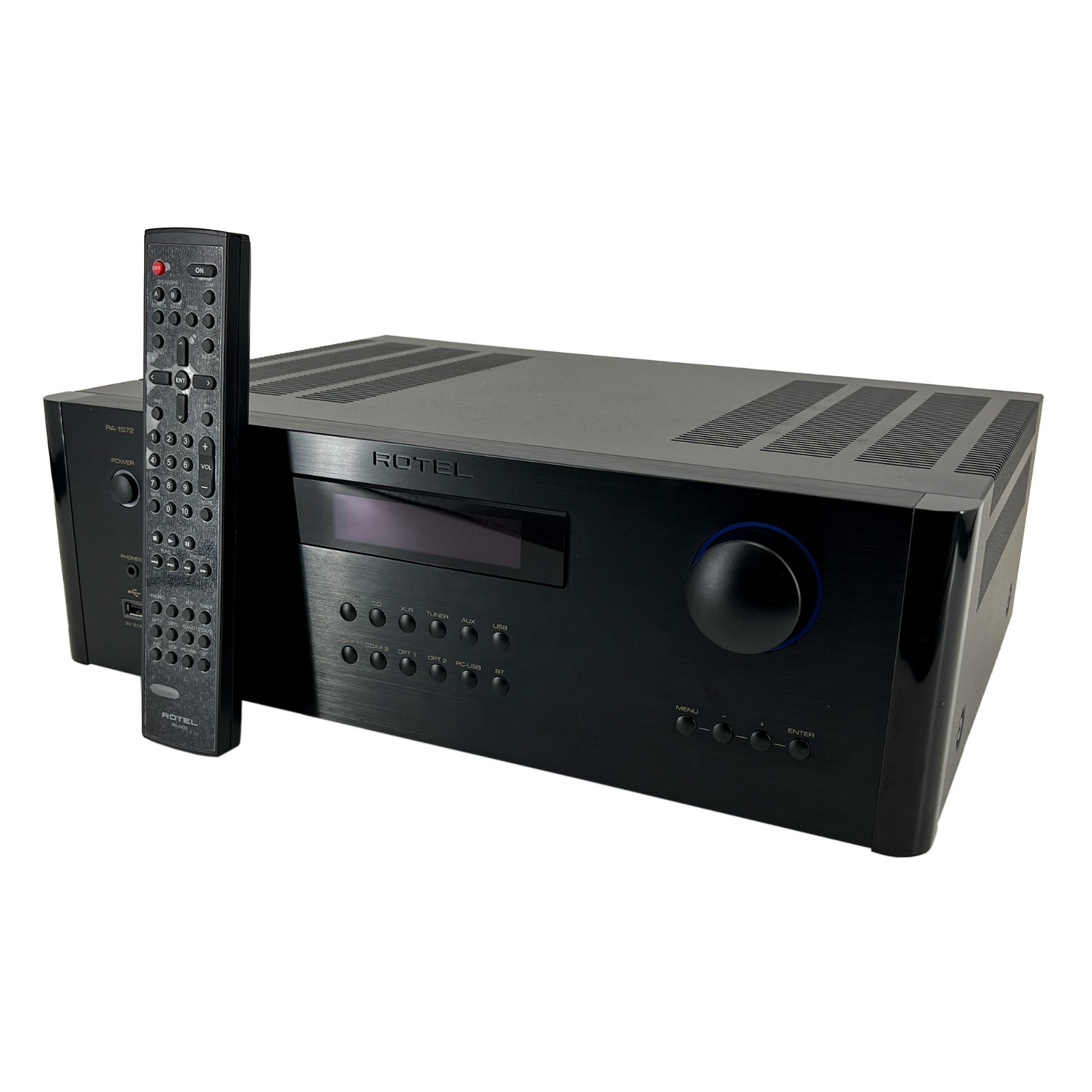 Rotel RA-1572 Integrated Amplifier - 120W Amp DAC Bluetooth MM Phono Black Boxed