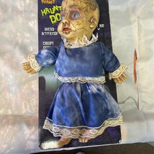 Halloween Prop Talking Haunted Doll. Rare Retired Prop. New. Creepy. Talks.
