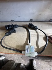 Super-Splitter 32 Amp Blue Plug to 2 x 16 amp Sockets With 2 meters of cable 