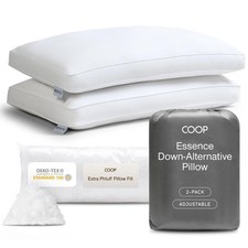 Essence Down Alternative Pillows Queen Size Adjustable Coop Home Goods Best
