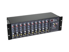 OMNITRONIC RM-1422FX Mixer Rack USB con Effetti DSP e Lettore MP3