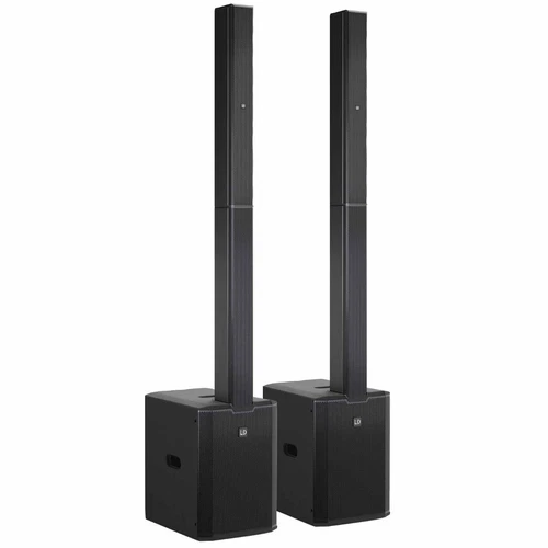 LD Systems MAUI 28 G3 Compact Active Powered Column PA Speaker Systems Black ...