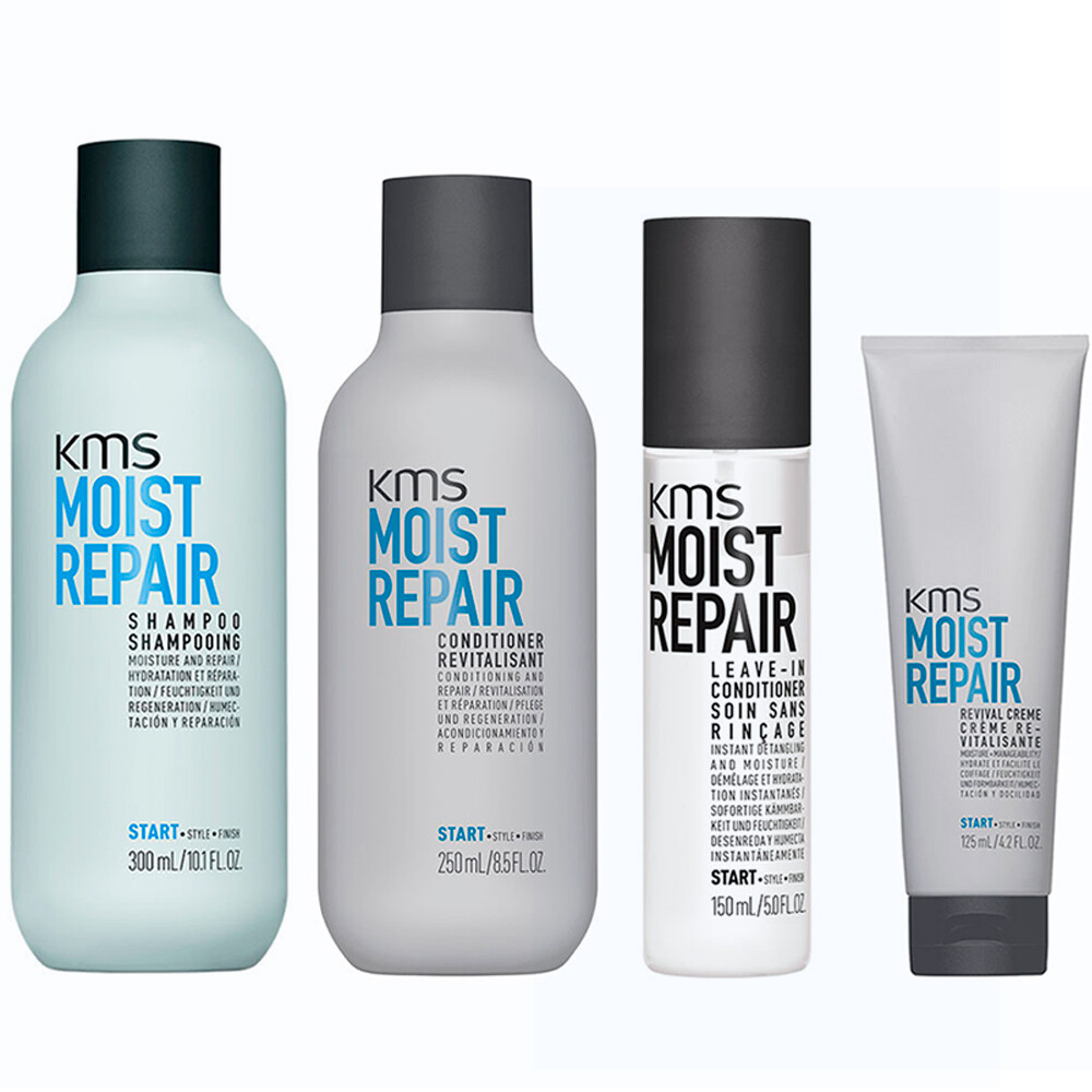 KMS Moistrepair Shampoo XL-НАБОР шампунькондиционернесмываемый крем 300250150125 мл 15790₽