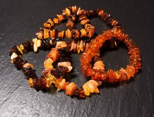 Armband Bernstein Splitter Stretch verschiedene Designs Armbänder Steinschatz