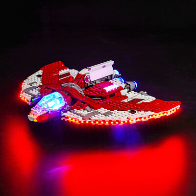 LocoLee LED Licht Kit für Lego 75362 Ahsoka Tano s T-6 Jedi Shuttle Beleuchtung 