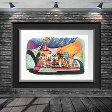 Disney Its a Small World Poster 13x19 Matte Print on Satin Finish Art